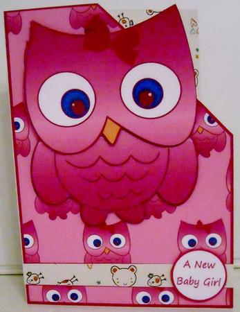 Baby Girl Owl/birthday by Pam Stubley