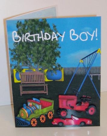 Boy Birthday Card by Pam Stubley