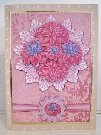 Pink Dahlia Doilies Mini Kit by Pam Stubley