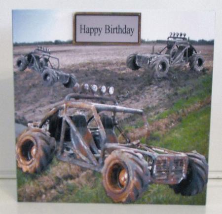Men to Boys and a Muddy Field with Decoupage by Pam Stubley