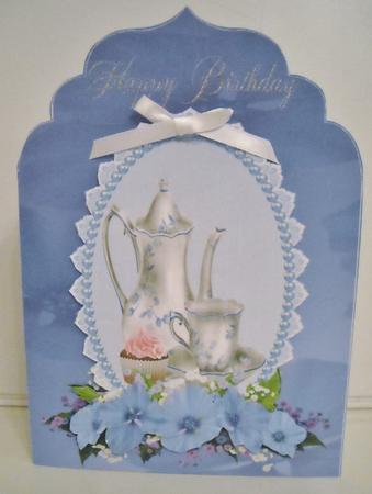 Time for Afternoon Tea Elegant Top Card 2 by Pam Stubley