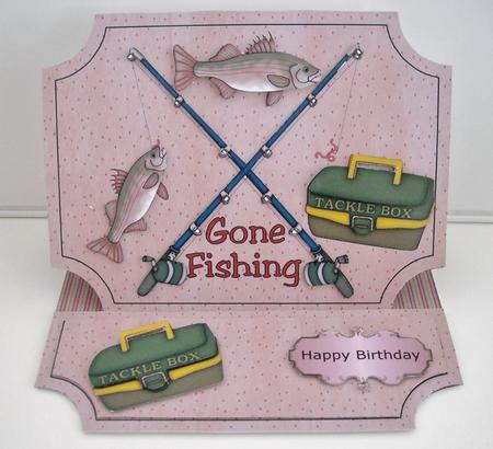 Gone Fishing Fathers Day by Pam Stubley