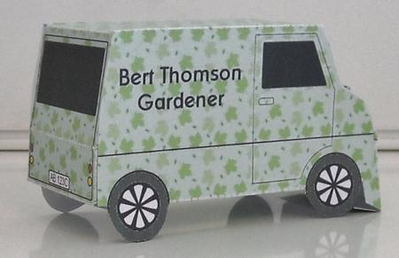 Model Van - Bert Thomson Gardener by Pam Stubley