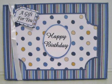 3D Spots N Stripes Dvd or Console Game Gift Box Mini Kit by Pam Stubley