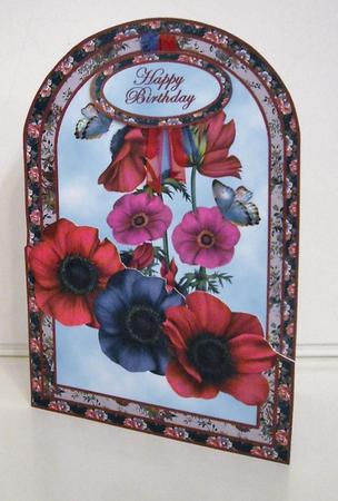 Anemones Cutaway Card by Pam Stubley