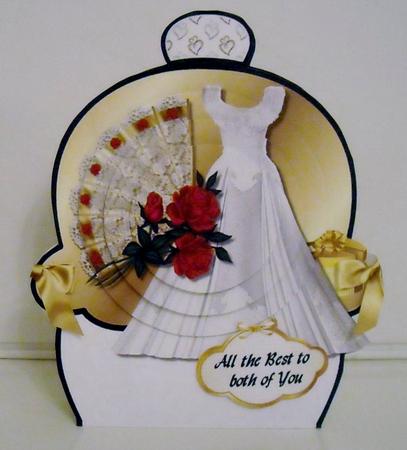 Wedding Gown with Fan Cupcake Mini Kit by Pam Stubley