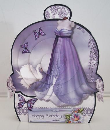 Elegant Blue Gown - Cup Cake Mini Kit by Pam Stubley