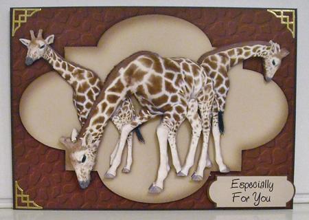 Raised Giraffes Mini Kit by Pam Stubley