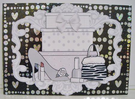 Silver Shoe & Makeup by Pam Stubley