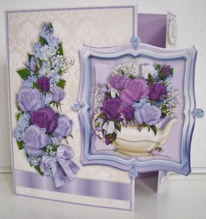 Gatefold Mini Kit - Teapots & Roses by Pam Stubley