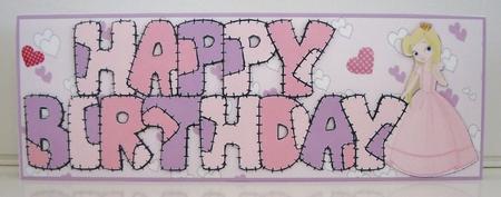 Patchwork Birthday Blonde Princess by Pam Stubley