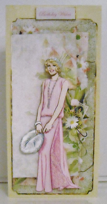 Summer Evening and Flowers Dl Card by Pam Stubley