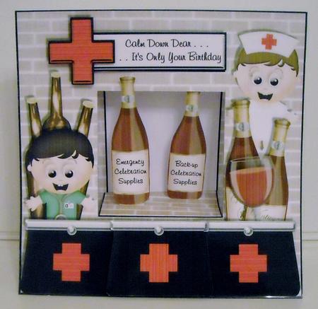 Aperture-square Table-card Mini Kit - Emergency by Pam Stubley
