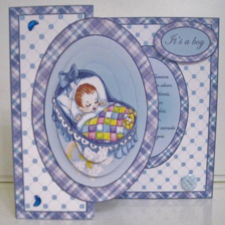 Baby Boy Fold Back Mini Kit by Pam Stubley