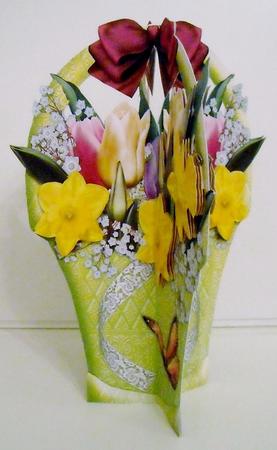 Florabunda Basket Card #3 by Pam Stubley