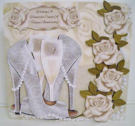 Wedding Anniversary or Other Glamour Shoe Card Kit by Pam Stubley