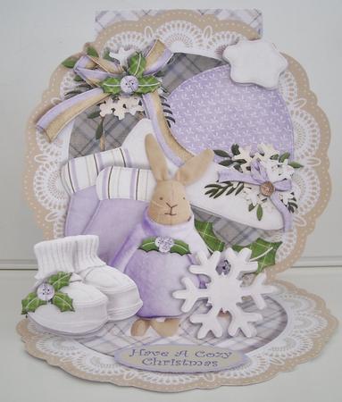 Cut-out Easel Tableau - Cozy Christmas by Pam Stubley