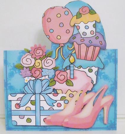 Pop Out Oval Mini Kit - a Perfect Day by Pam Stubley