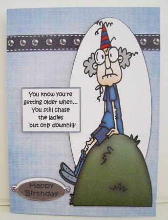 Gus is Still Chasing the Ladies Quick Card by Pam Stubley