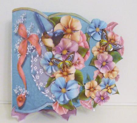 Jenny Wren's Secret Garden Over the Edge Card by Pam Stubley