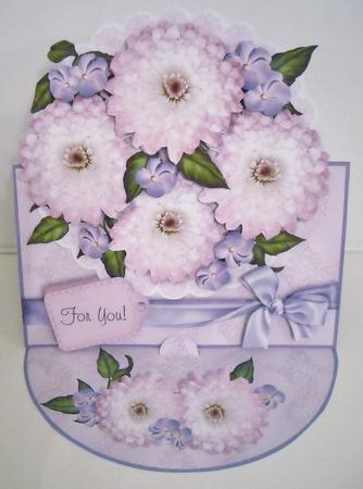 Over the Edge Easel Card Kit - Dahlia Delight by Pam Stubley
