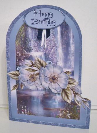 Cutaway - Blue Waterfalls by Pam Stubley