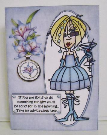 J.j Has Some Birthday Advice Quick Card by Pam Stubley