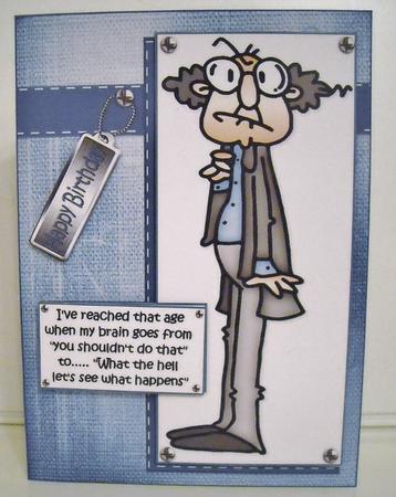 Gus Has Reached That Age Quick Card by Pam Stubley