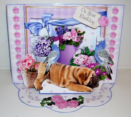 Shadow Box Easel Card Kits - Garden Dreams by Pam Stubley
