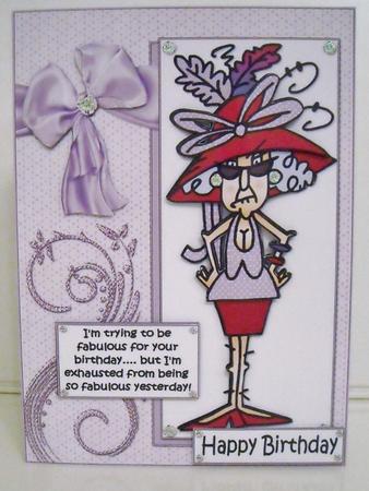 Stella is Fabulous in Her Red Hat by Pam Stubley