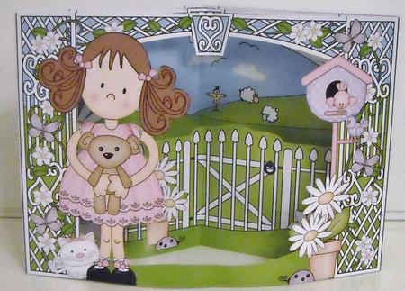 3D Girlz Zoe's Teddy Scene It Card Kit by Pam Stubley