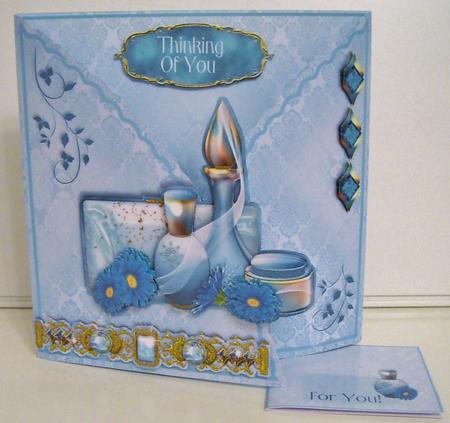 Curved Flap Gatefold Kit - Parfum Aqua by Pam Stubley