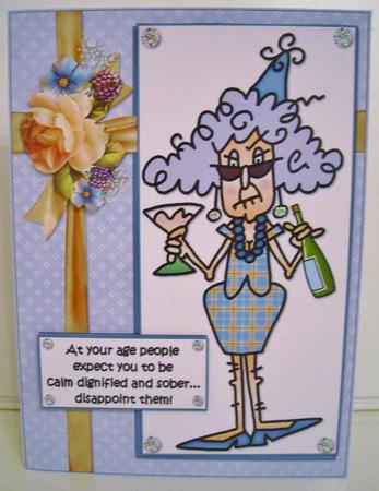 Stella Dissappoints People Quick Card by Pam Stubley