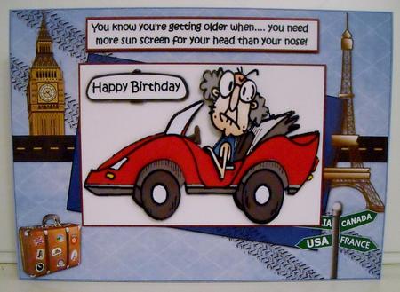 Gus is on a Road Trip for His 50th by Pam Stubley