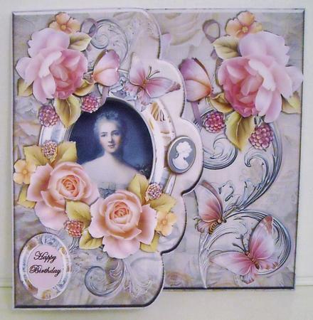 Shaped Front Free Standing Easel - Serene Summer by Pam Stubley