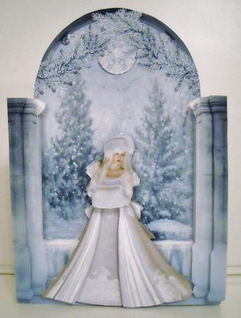 Layered Winter Lady Mini Kit by Pam Stubley