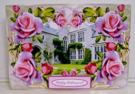 N.t. Cothele (2), Cornwall, Uk - Decoupage Card Topper by Pam Stubley
