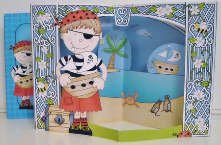 3D Boyz Pirate Joze Scene It Card Kit by Pam Stubley