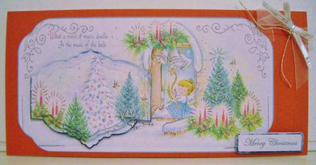 Ringing the Bells at Christmas Card by Pam Stubley