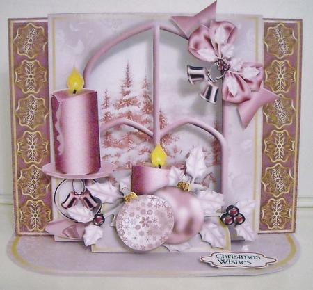 Shadow Box Easel Windows 3D Kit - Christmas Countryside by Pam Stubley