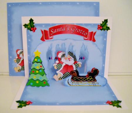 Santa's Grotto- Pop-up Kit by Pam Stubley