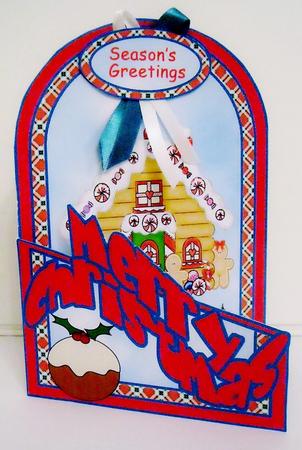 Gingerbread House Cutaway Card by Pam Stubley