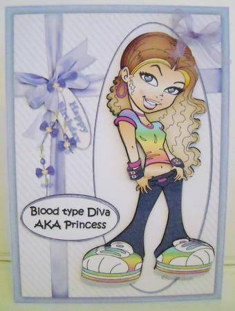 Teen Diva and Her Blood Type by Pam Stubley