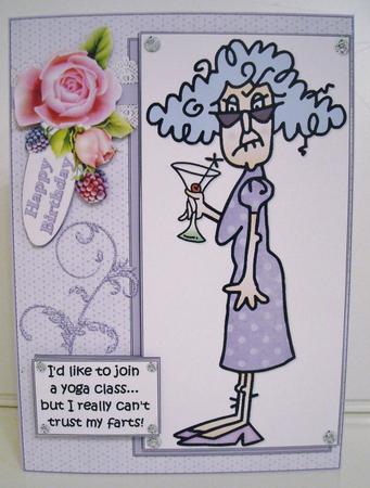 Stella Would Like to Do Yoga Quick Card by Pam Stubley