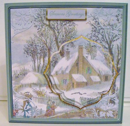 Vintage Farmhouse Card with Topper by Pam Stubley