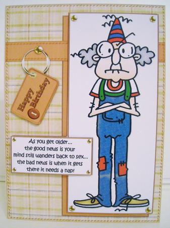 Gus Has Good News Quick Card by Pam Stubley