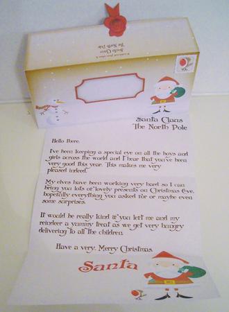 A Letter from Santa (unisex Namelss) by Pam Stubley