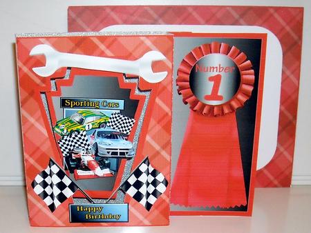 Number 1 Racer Aperture Card Mini Kit by Pam Stubley