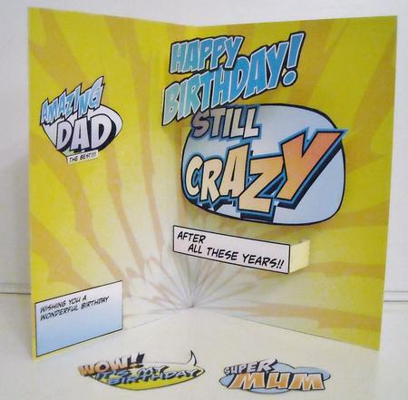 Still Crazy After All These Years Birthday Card by Pam Stubley