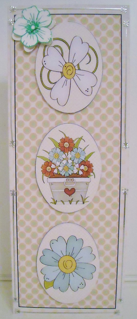 Floral Card Front by Pam Stubley
